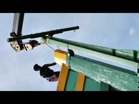 Cargo Ship Building Process, Rudder Fitting